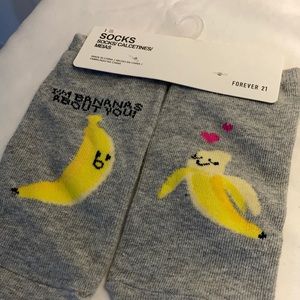 Banana Graphic Ankle Socks